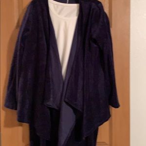 Navy Velour sweat suit